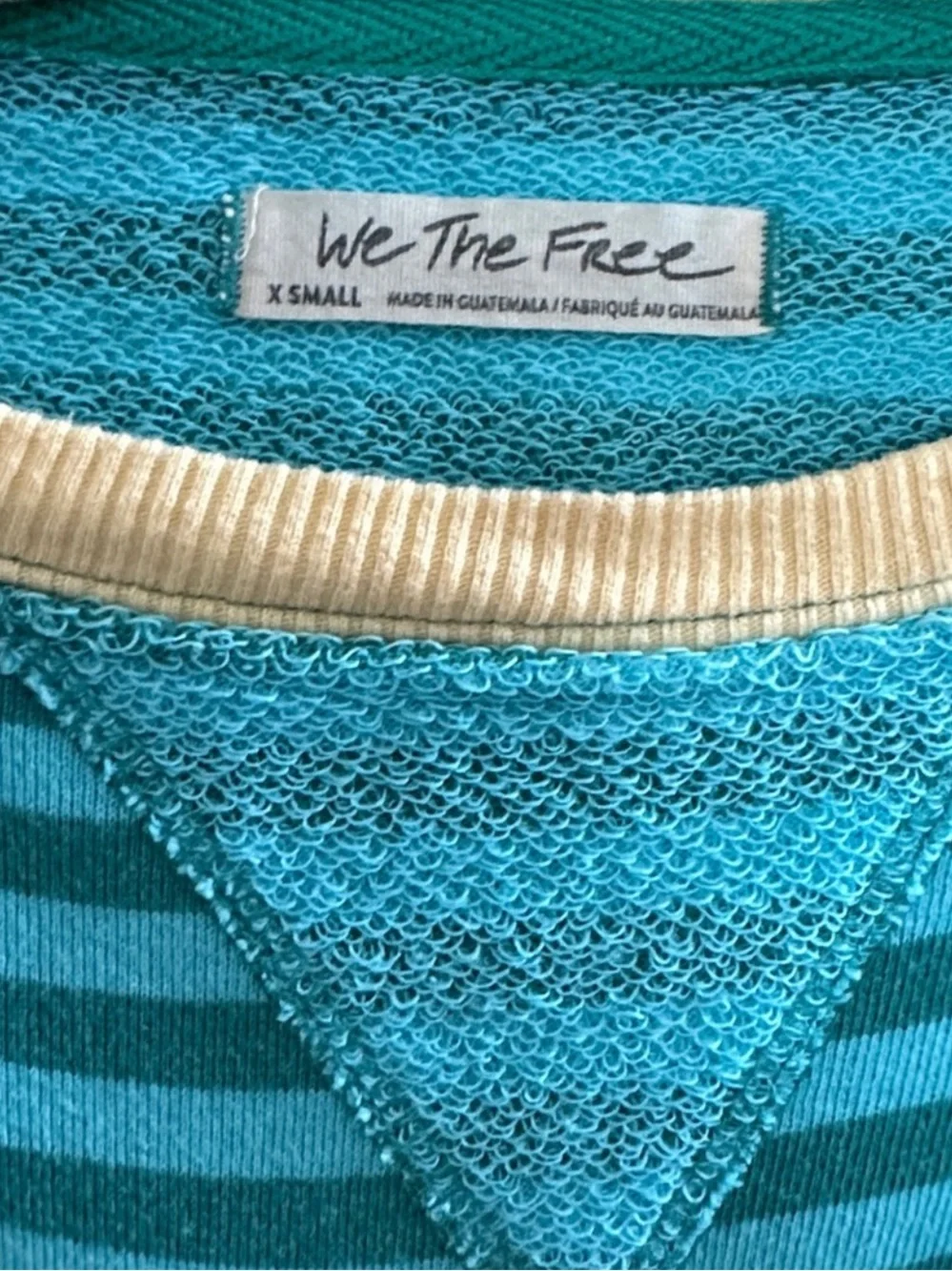 Free People We The Free | Classic Striped Oversized Crewneck | XS